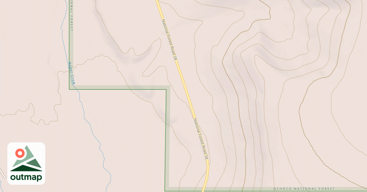 Map of USFS Motor Vehicle Use Map Roads {5BA71DBC-A61A-4C20-AF0D-716075D69173}