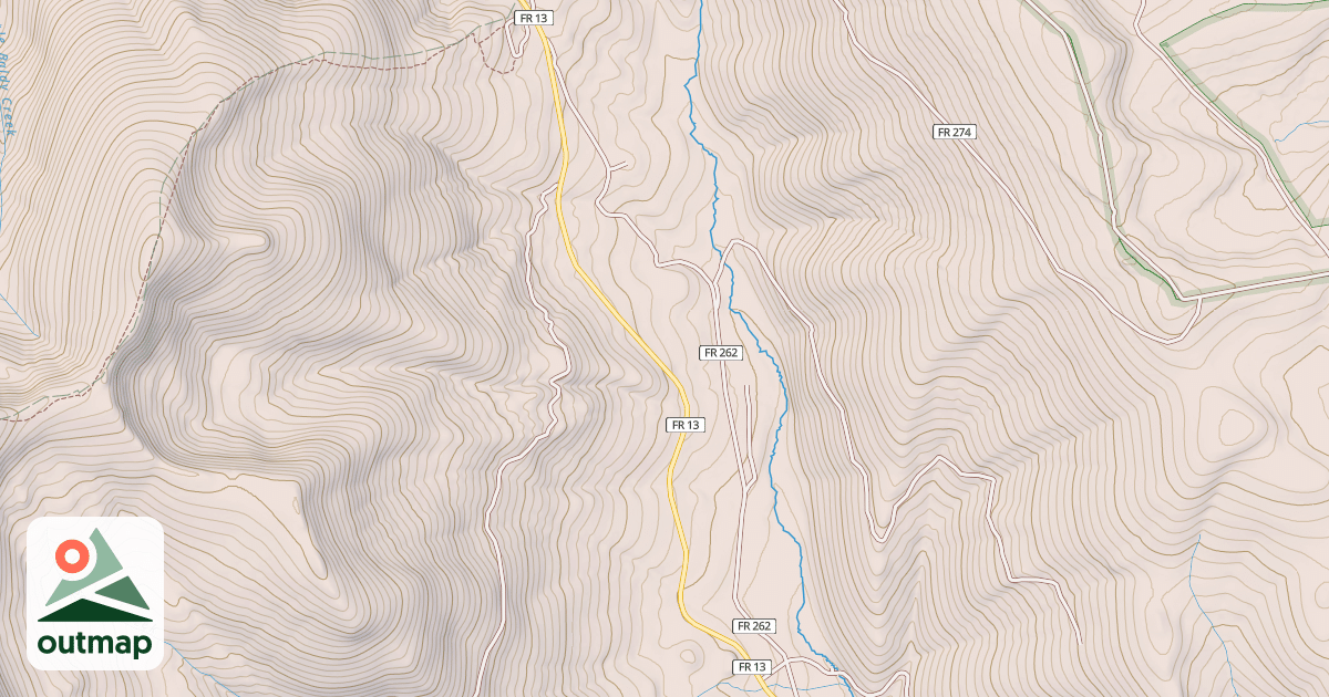 Map of USFS National Forest System Roads {540DD862-3748-49E2-A09F-844397704BAC}