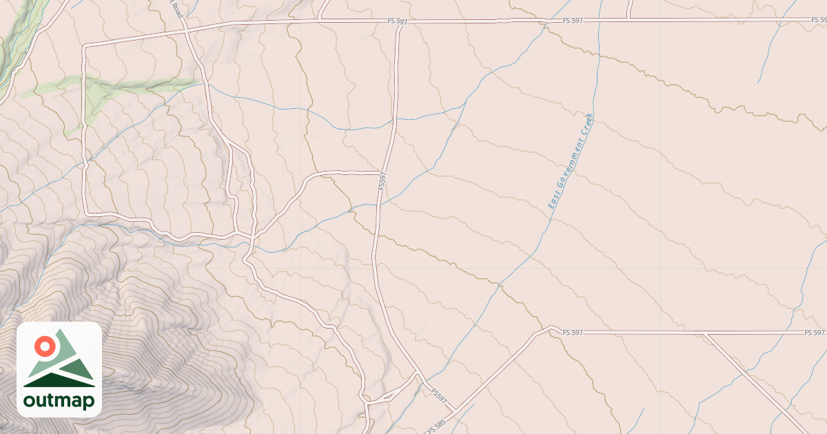 Map of RED PINE-EAST GOV.