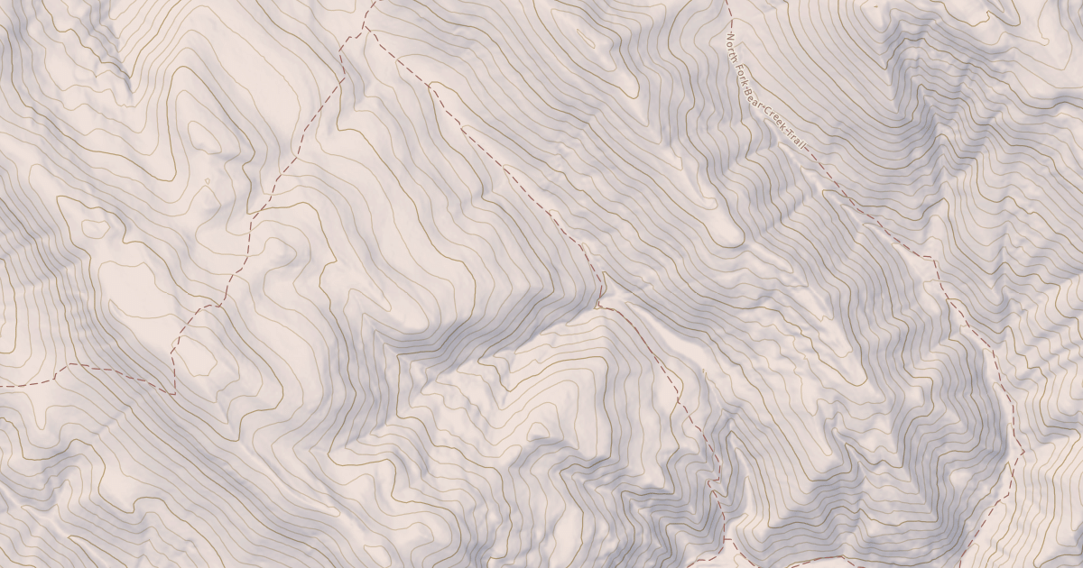 Map preview of NORTH FORK BEAR CREEK BY-PASS