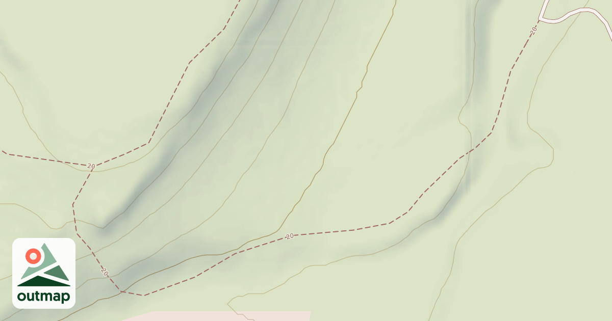 Map of Cline Buttes Tr 20