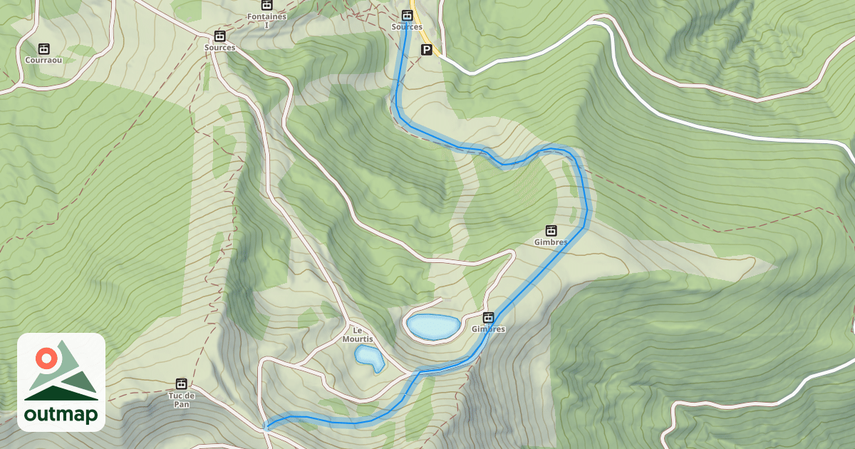 Map of Rouge de l'Artigue