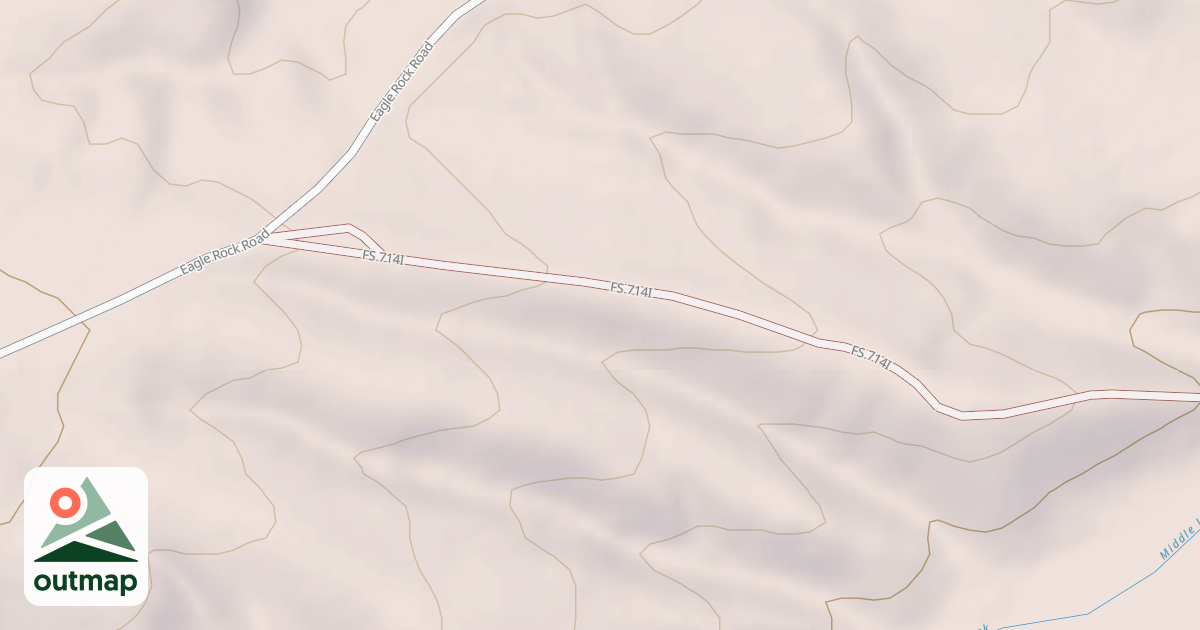 Map of EAGLE ROCK RD SPUR I