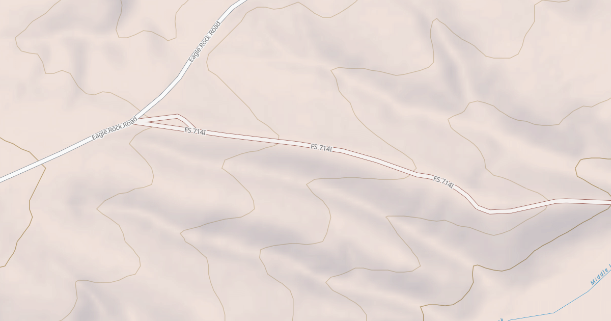 Map preview of EAGLE ROCK RD SPUR I