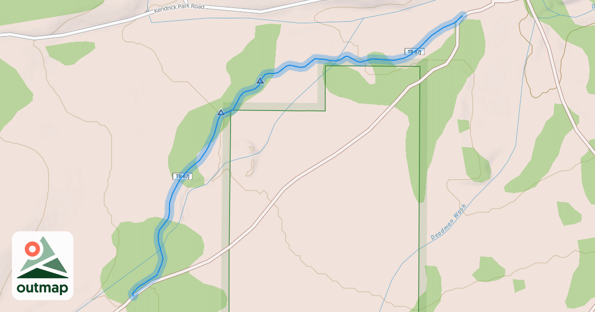 Map of Arizona Trail-Saddle Mountain
