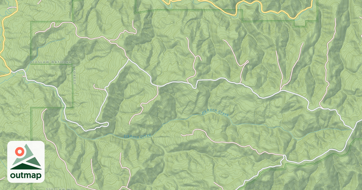 Map of ELK HORN