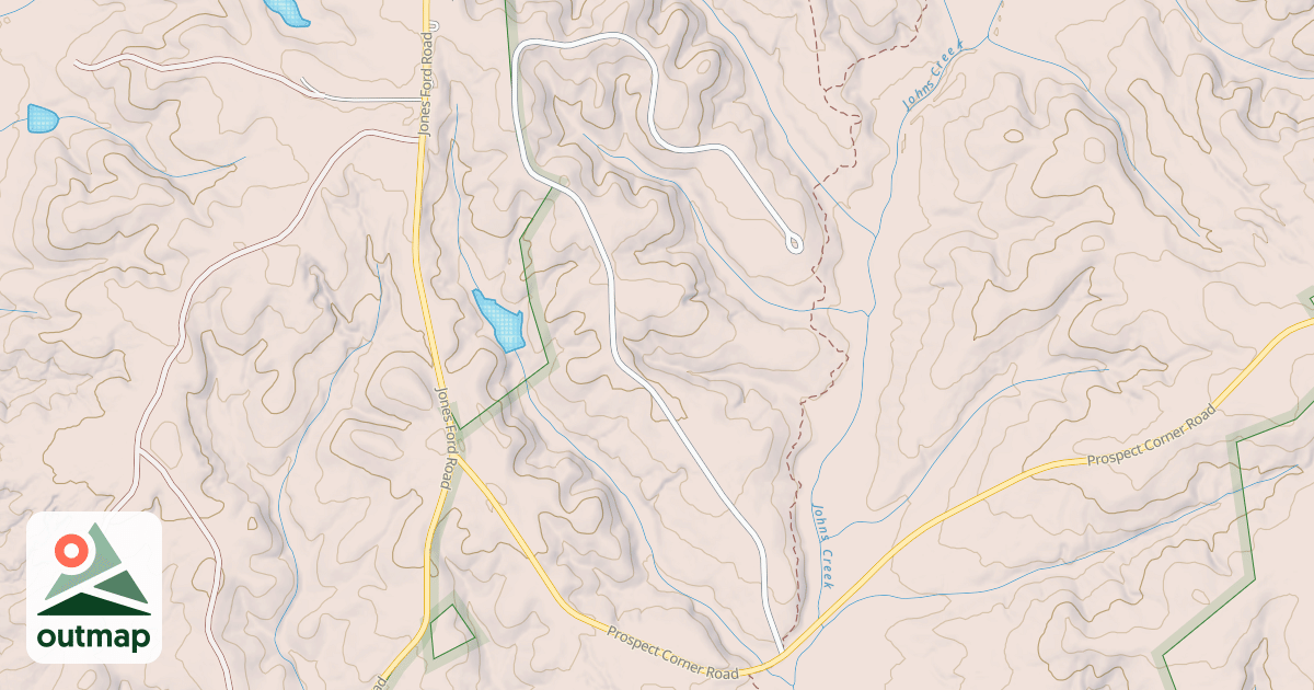 Map of JOHNS CREEK