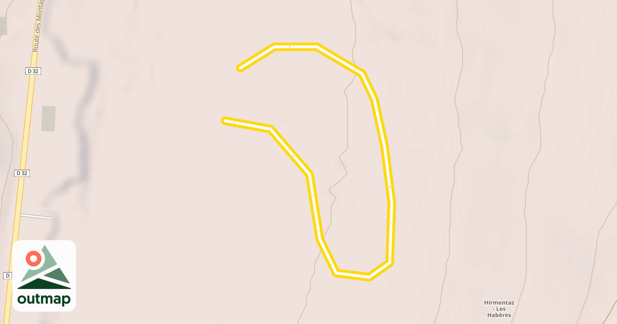 Map of La Tourbière