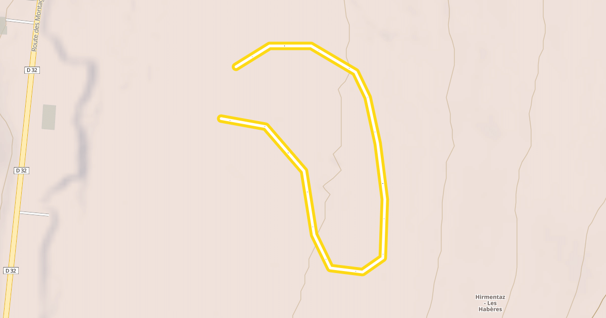 Map preview of La Tourbière
