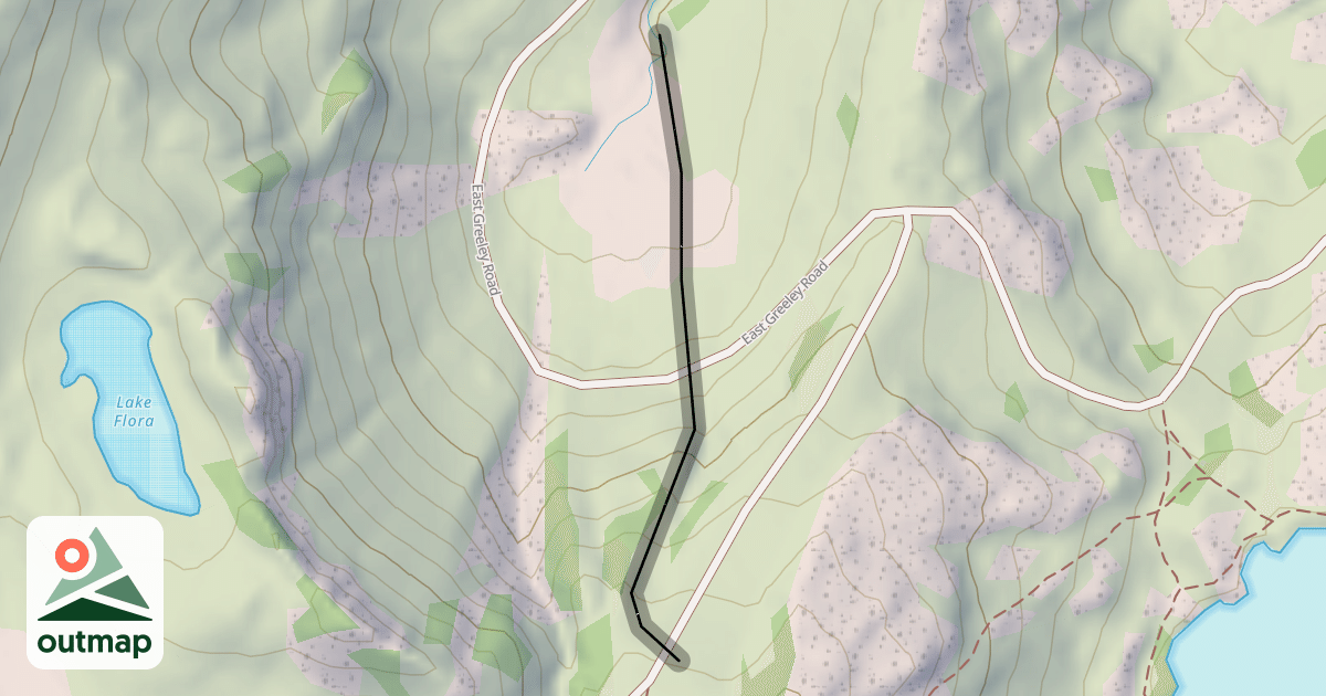 Map of Running Dog Nose
