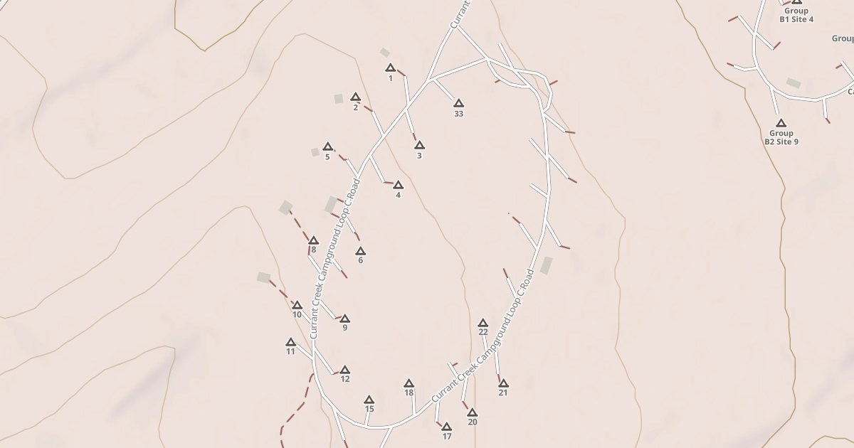 Map preview of CURRANT CRK CAMPGROUND LOOP C