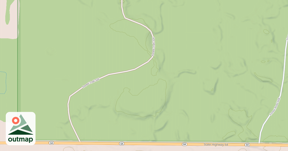 Map of FR 1423