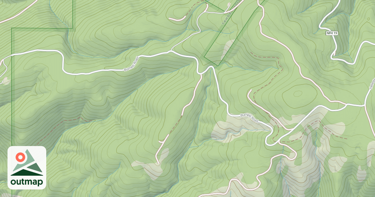 Map of BURNETT