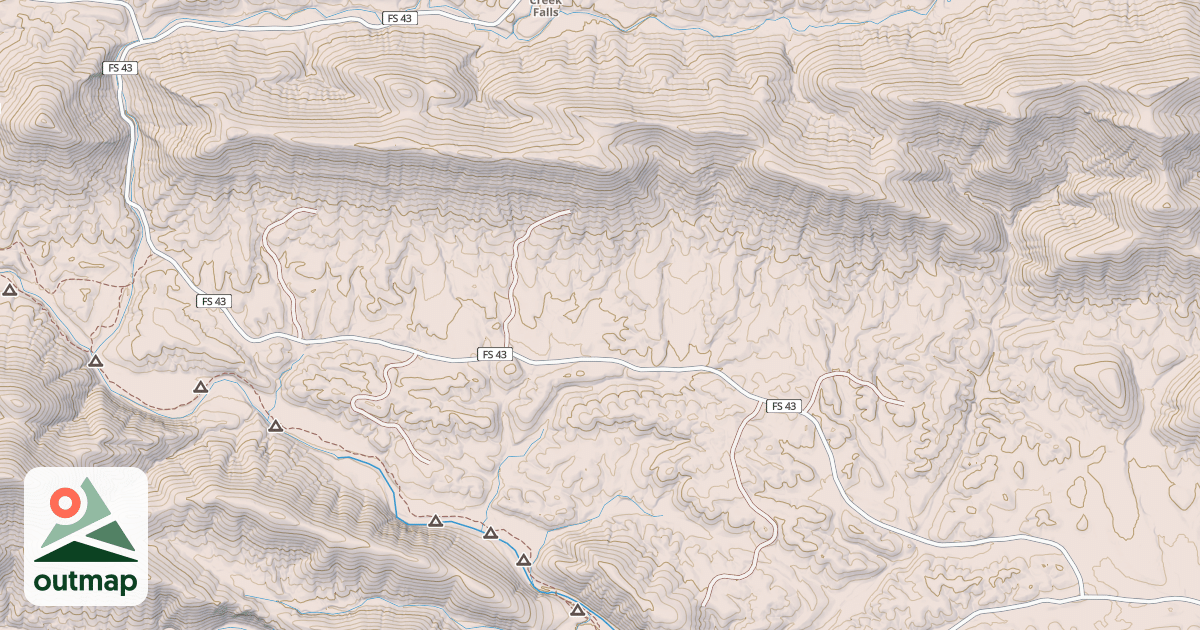 Map of CROOKED CREEK