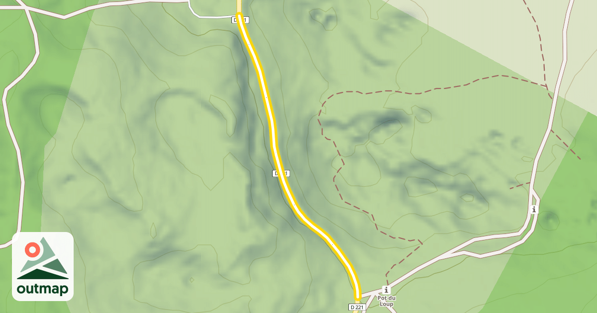Map of Route d'Herbouilly