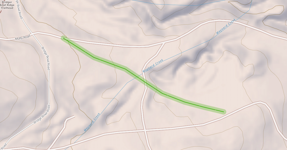 Map preview of Mully Road