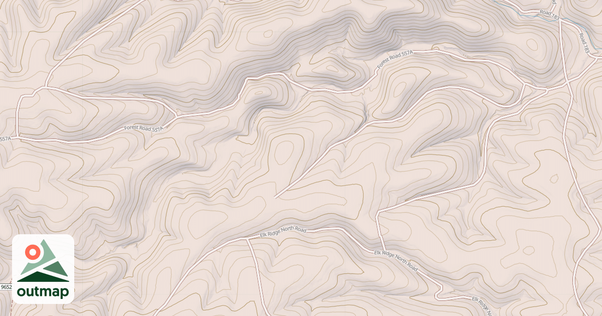 Map of PINON LONG