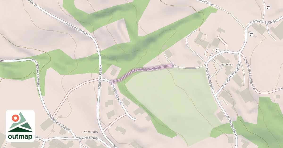 Map of Chemin du Sabarot