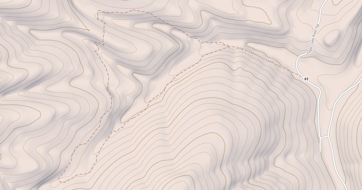 Map preview of Lines Creek Historical