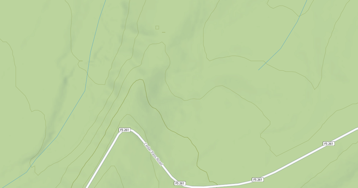 Map preview of CEDAR PASS SPUR 1J