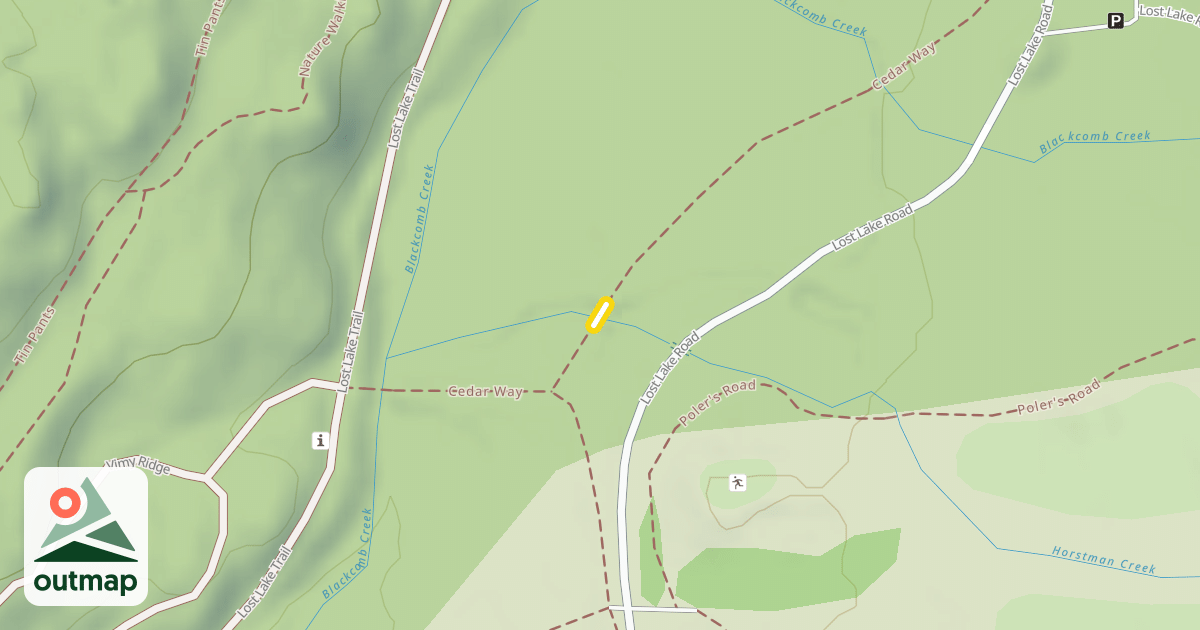 Map of Cedar Way