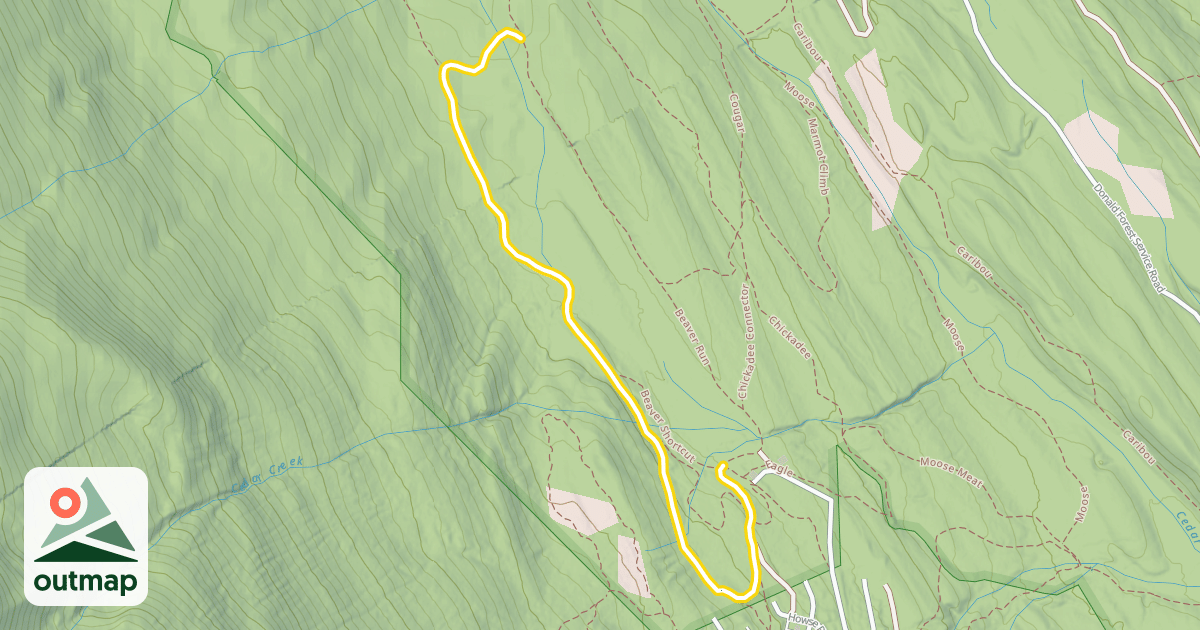 Map of Beaver