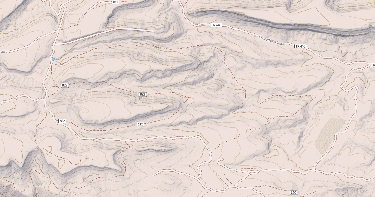 Map preview of USFS Motor Vehicle Use Map Trails 6503