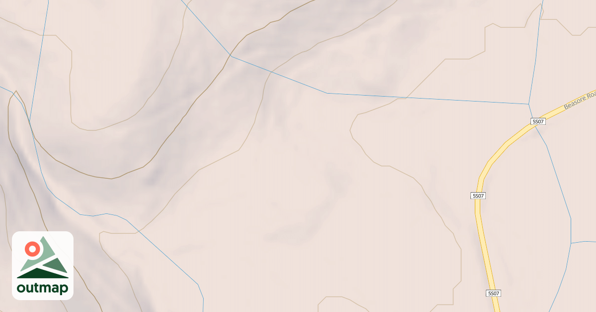 Map of BEASORE O SPUR T1