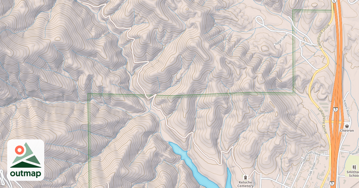 Map of DONEY CREEK