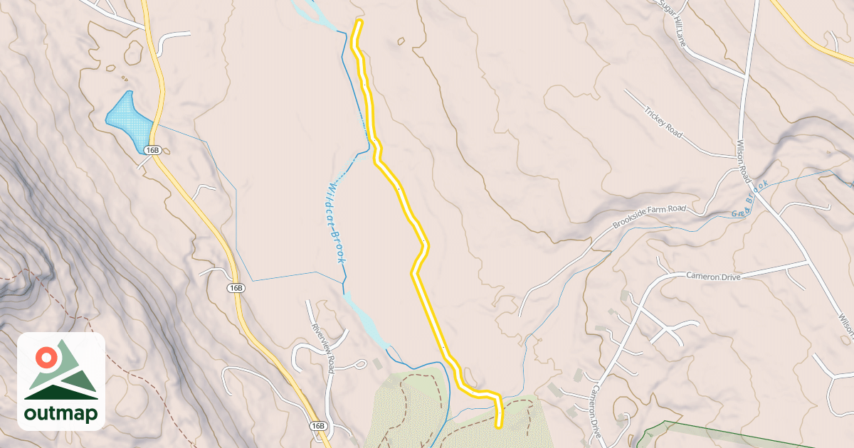 Map of 46. Wildcat Valley Trail