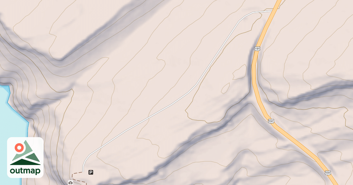 Map of DAM VISTA POINT