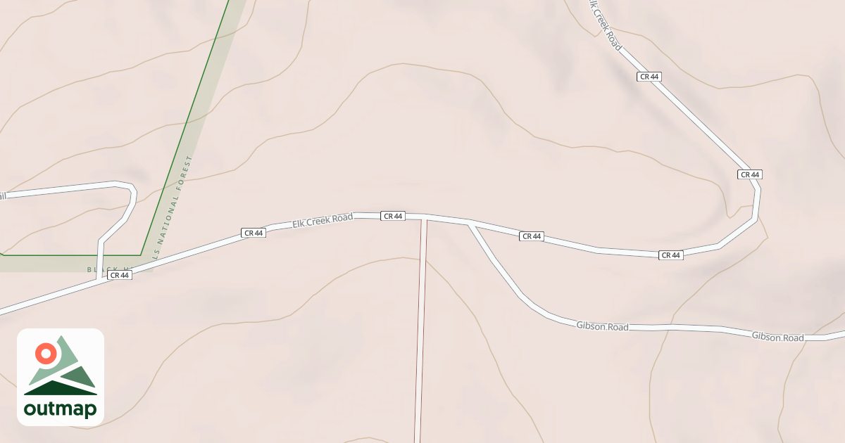 Map of GIBSON BRANCH 1B