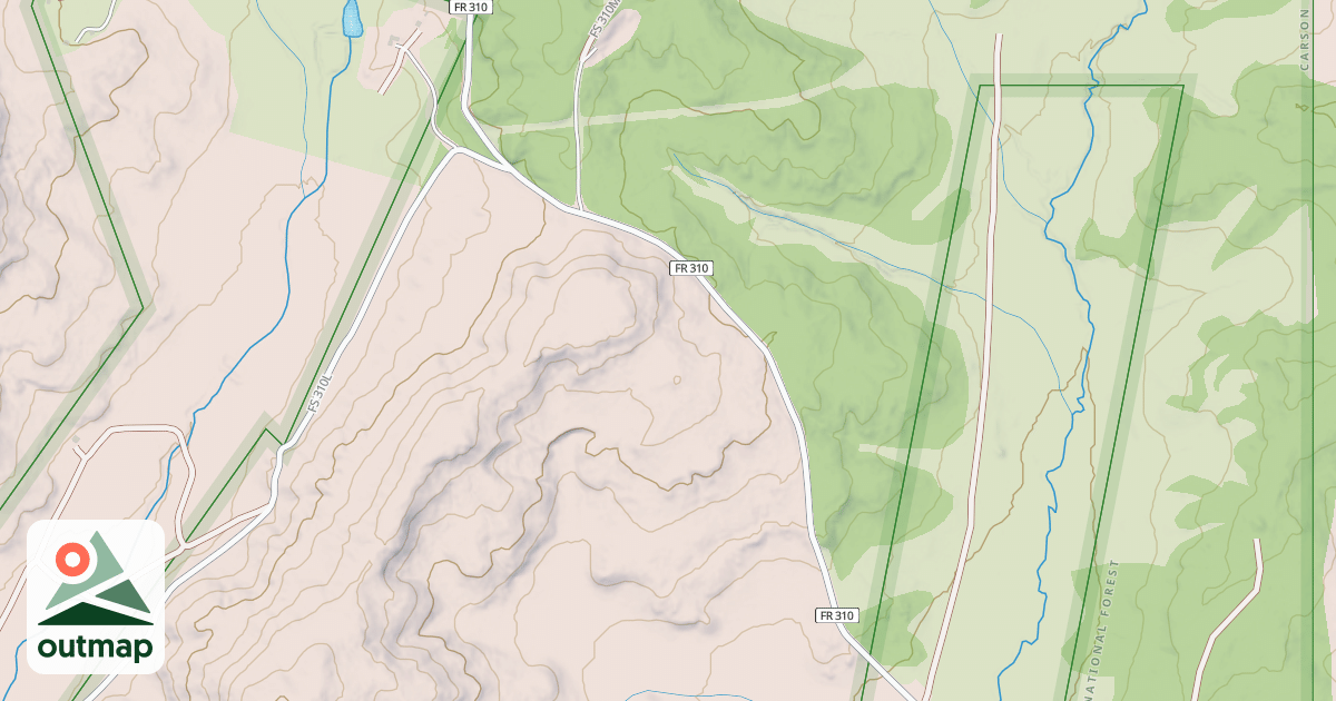 Map of AMERICAN MESA