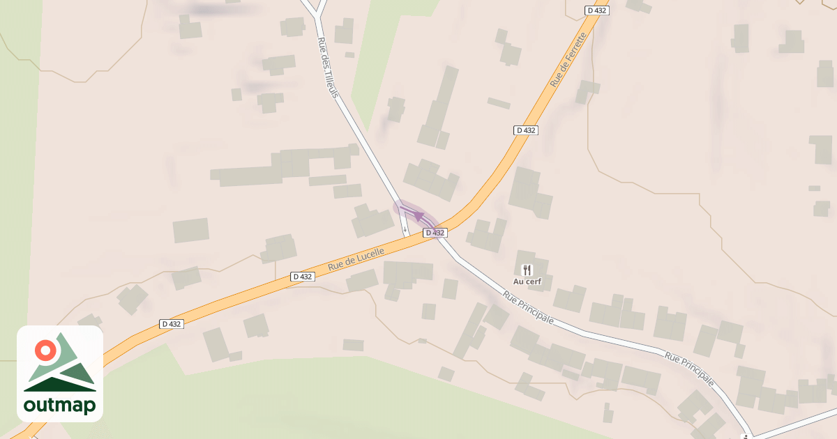 Map of Rue des Tilleuls