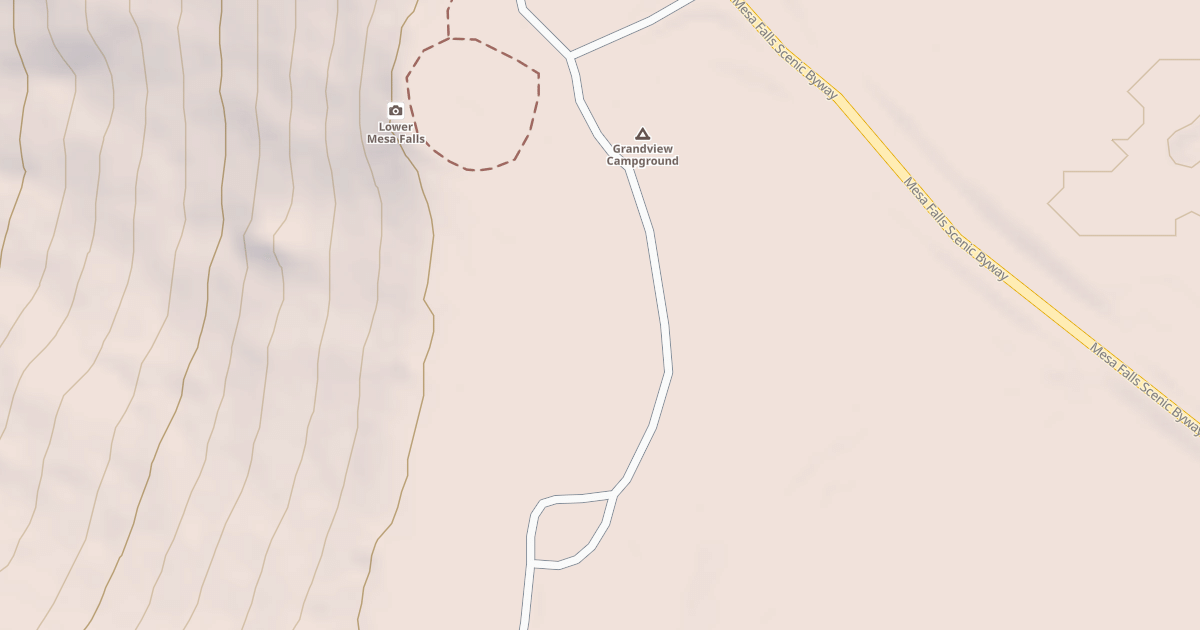 Map preview of GRANDVIEW CAMPGROUND
