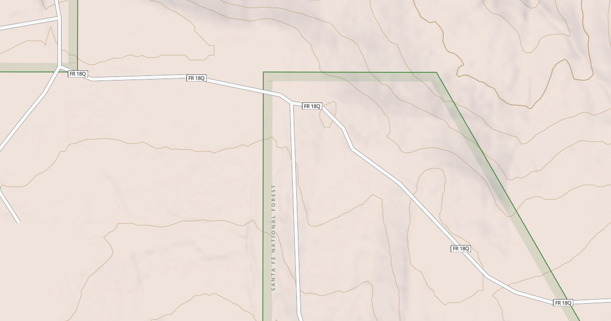 Map preview of USFS National Forest System Roads {41E6566D-EF2F-4D3F-AD90-129E97F47BF2}