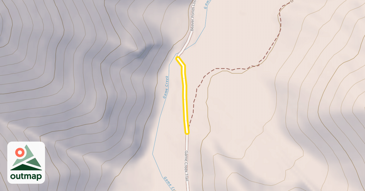 Map of Beaver Ponds Loop