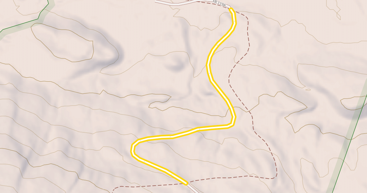 Map preview of FR 119A