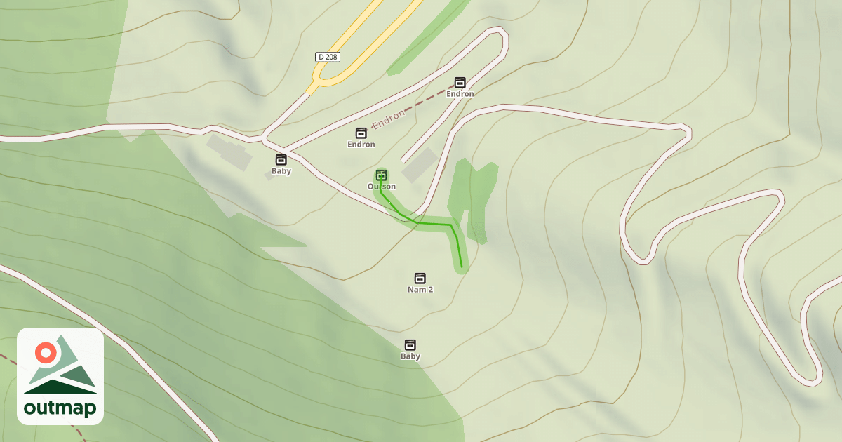 Map of Ourson