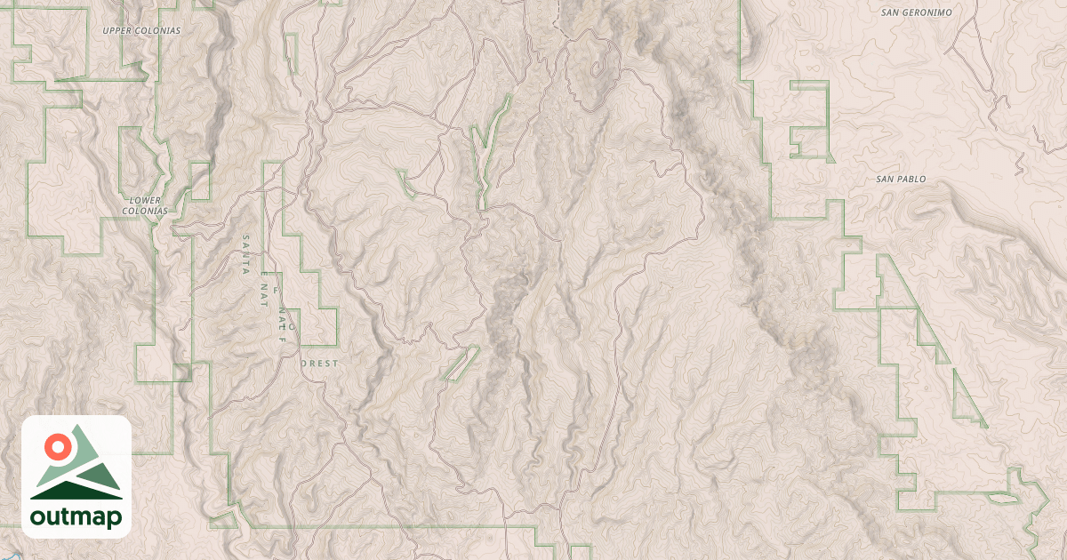 Map of PECOS BARILLAS