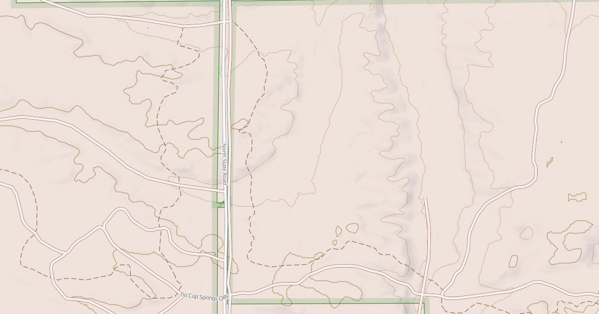 Map preview of Tin Cup Spring Motorcycle Trail