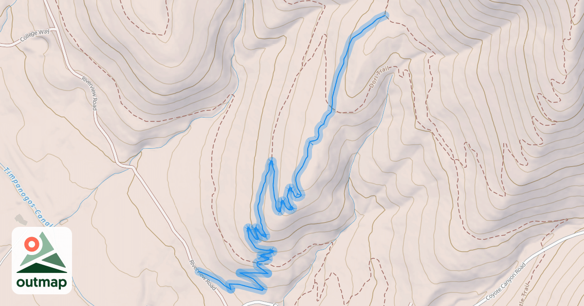 Map of Hobbiton Hill Trail
