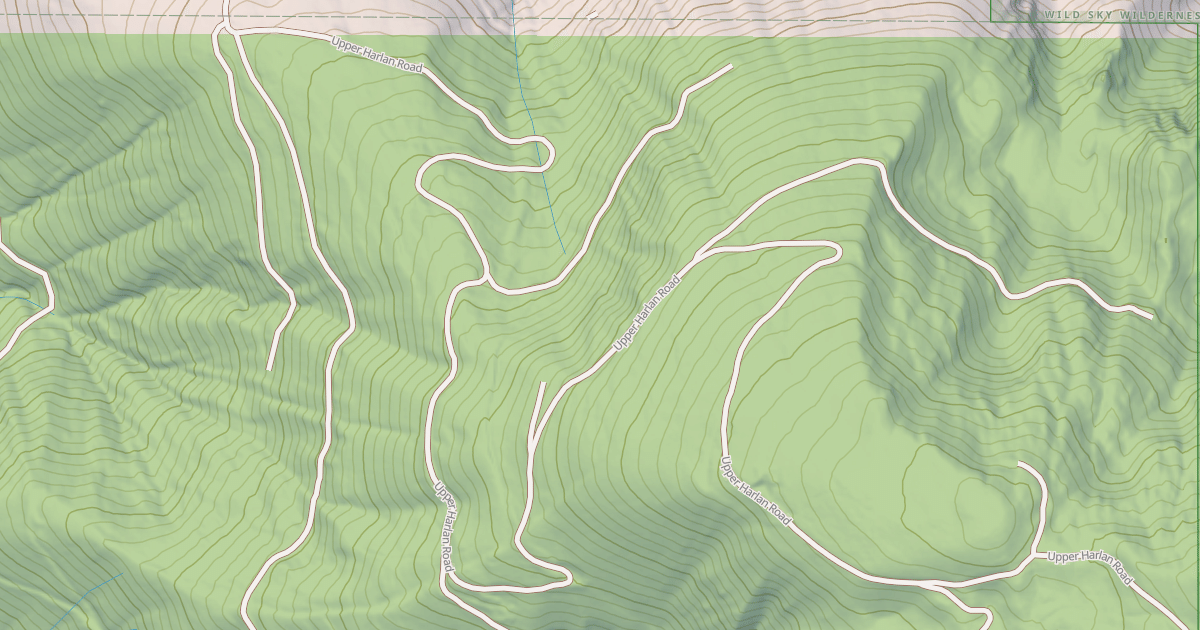 Map preview of HUC UPPER HARLAN