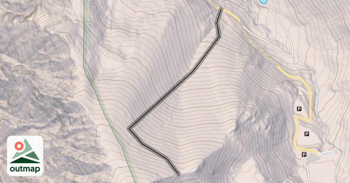 Map of Homeward Bound Run