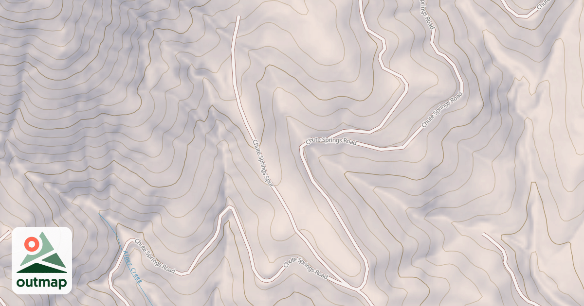 Map of CHUTE SPRINGS