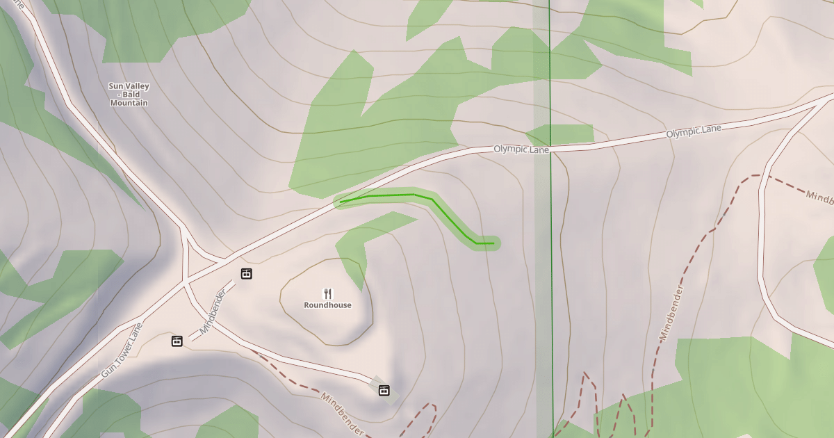 Map preview of Roundhouse Slope