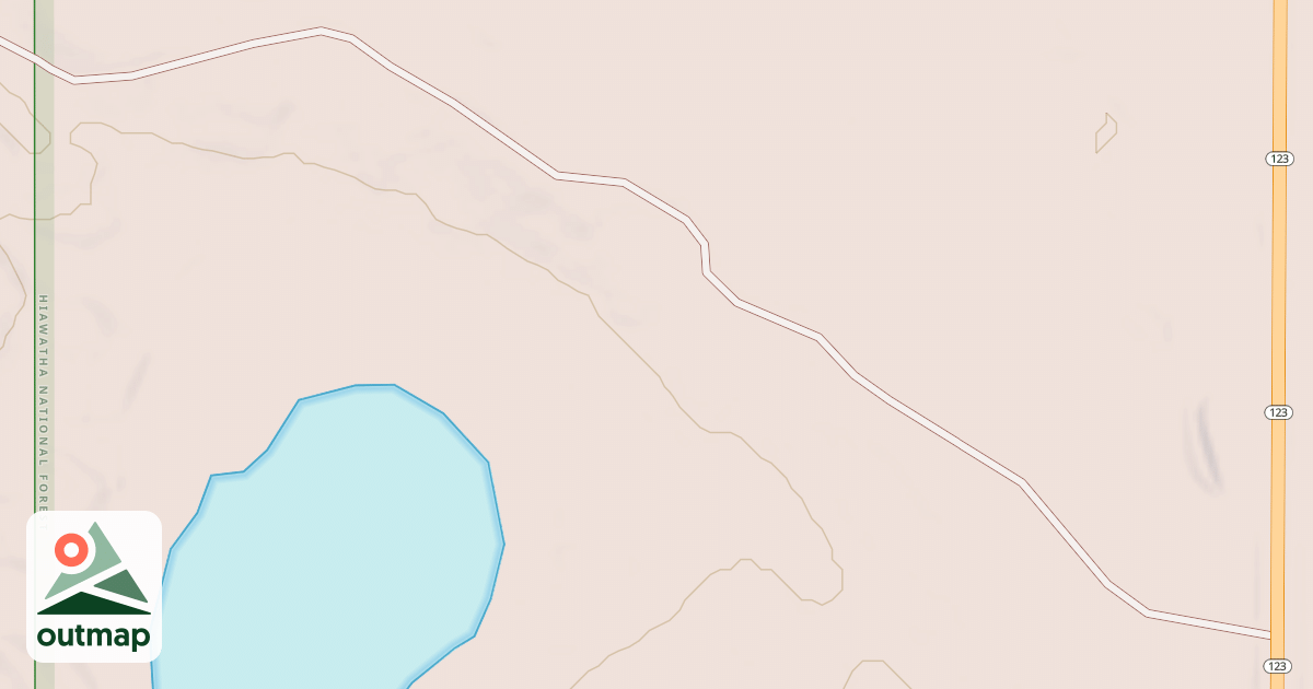 Map of DEER FOOT LAKE