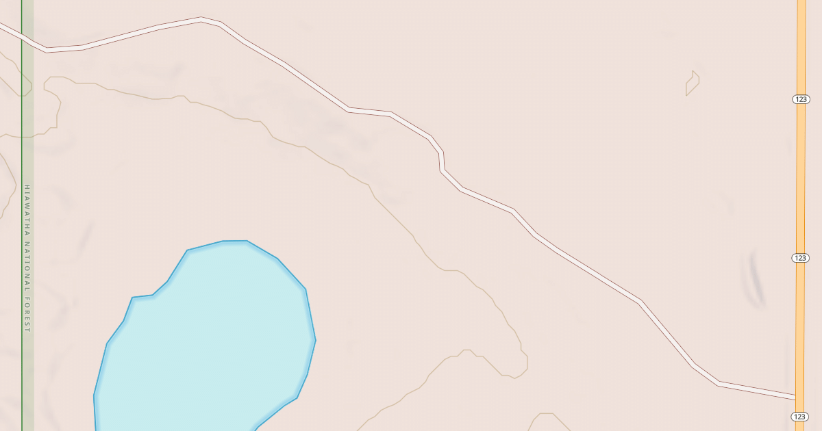 Map preview of DEER FOOT LAKE