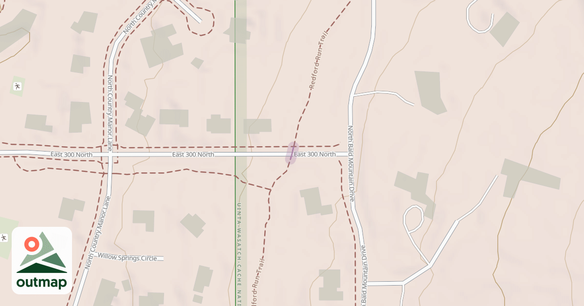Map of Redford Run