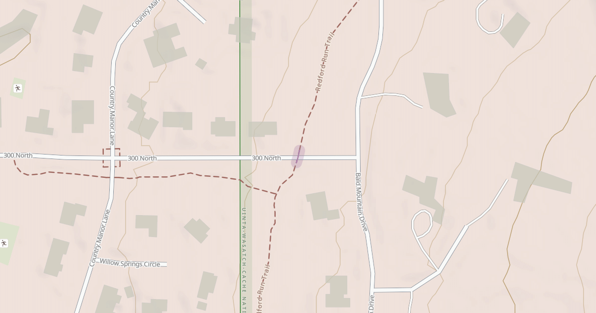 Map preview of Redford Run